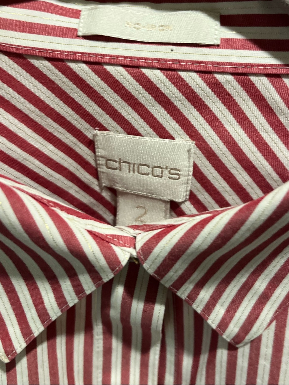 29. WOMENS CHICO’S 2/L DETAIL TOP - Picture 3 of 6